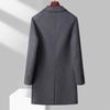 Cashmere Coat Men's Medium and Long Thickened Business Woolen Wool Slim Jacket