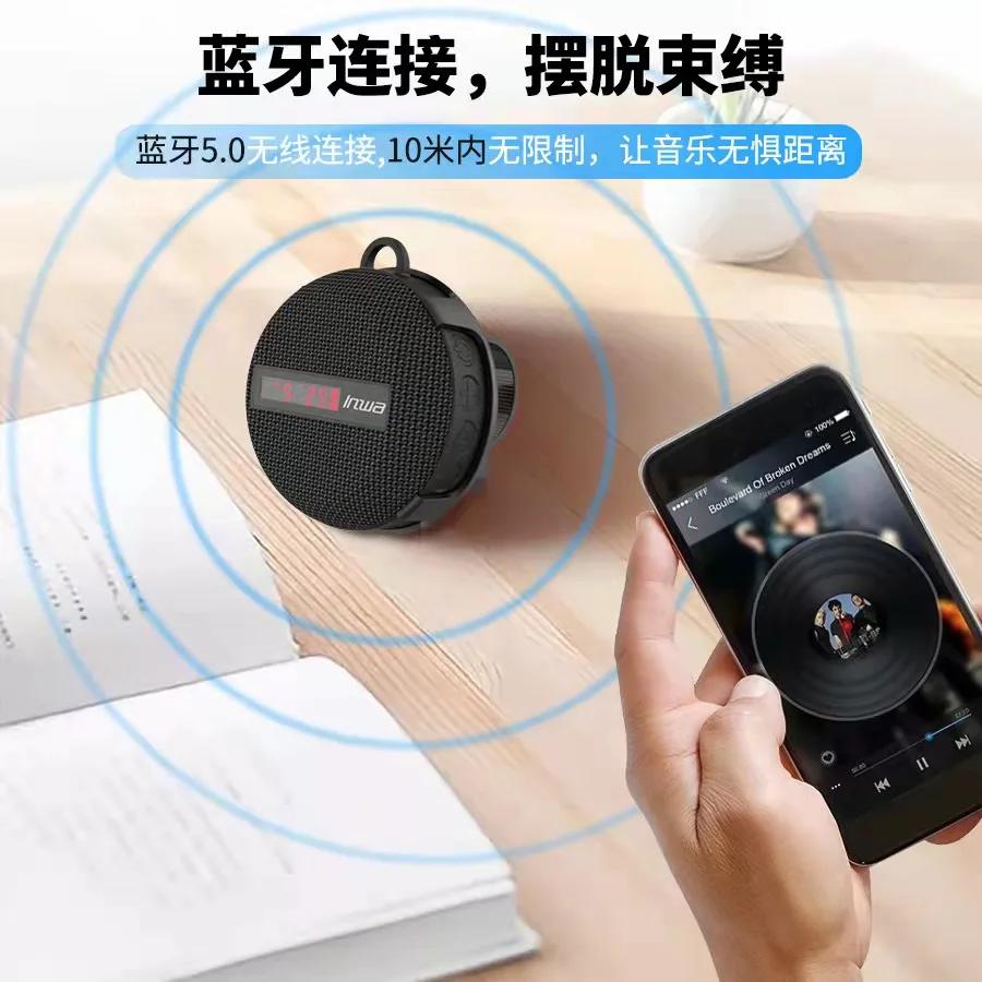 1 szt. Przenośny głośnik Bluetooth na motocykl Bezprzewodowy głośnik rowerowy z głośnym dźwiękiem Bluetooth 5.0 Wodoodporny IP65 Outdoor Spe