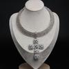 Personalized Rhinestone Cross Pendant Collar Exaggerated Necklace Women's Hip Hop Accessories