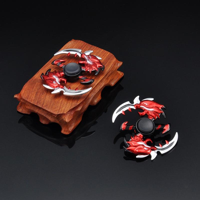 Zinklegierung Fidget Spinner Anime Zubehör Metall Hand Spinner Neuestes Fidget Spielzeug Büro Erwachsenen Stressabbau Spielzeug Kreative Geschenke