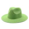 Unisex Summer Panama Sun Hat - Fashionable Straw Braid Fedora for Outdoor and Beach Wear.