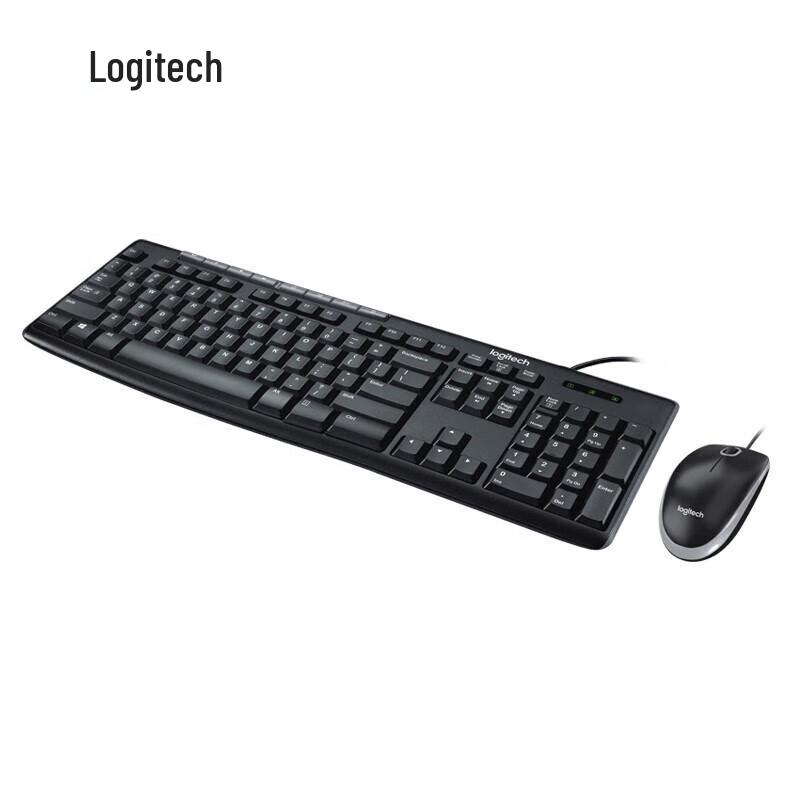Logitech MK200 Wired Multimedia Keyboard and Mouse Combo