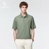 HAZZYS Men's Solid PHIZ Series Cotton Short Sleeve Polo Shirt