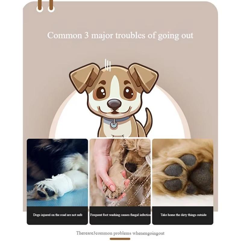 4 szt. Buty dla psa Zimowe Wygodne Ciepłe Buty dla psa Chihuahua na deszcz i śnieg Wodoodporne Outdoorowe Antypoślizgowe Trampki dla szczeniaka