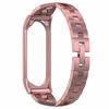 X-Shaped Design Aluminum Alloy Jewelry Wristband Bling Diamond Metal Strap for Xiaomi Mi Band 6/5