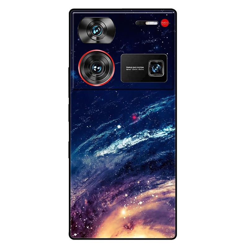 For ZTE Nubia Z60 Ultra 5G Case Silicon Fashion Space Wolf TPU Painted Coque Funda for Nubia Z60Ultra 5G NX721J Cover Protective