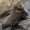 Outdoor sports mountaineering men's shoes autumn and winter men's lace-up dirt-resistant tooling shoes leather shoes men