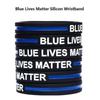 Thin 1 Blue Line Bracelet Lives Matter Wristband Support Decoration Accessories