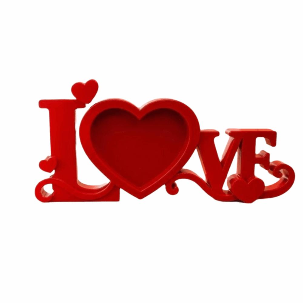 3D Printed Photo Holder Heart Shaped Desktop Photo Frame Photo Stand  Romantic Home Decoration