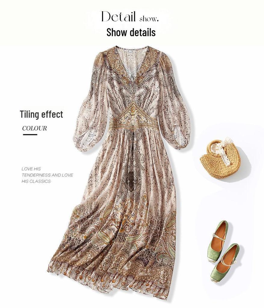 Silk Dress Model 80169-460-759