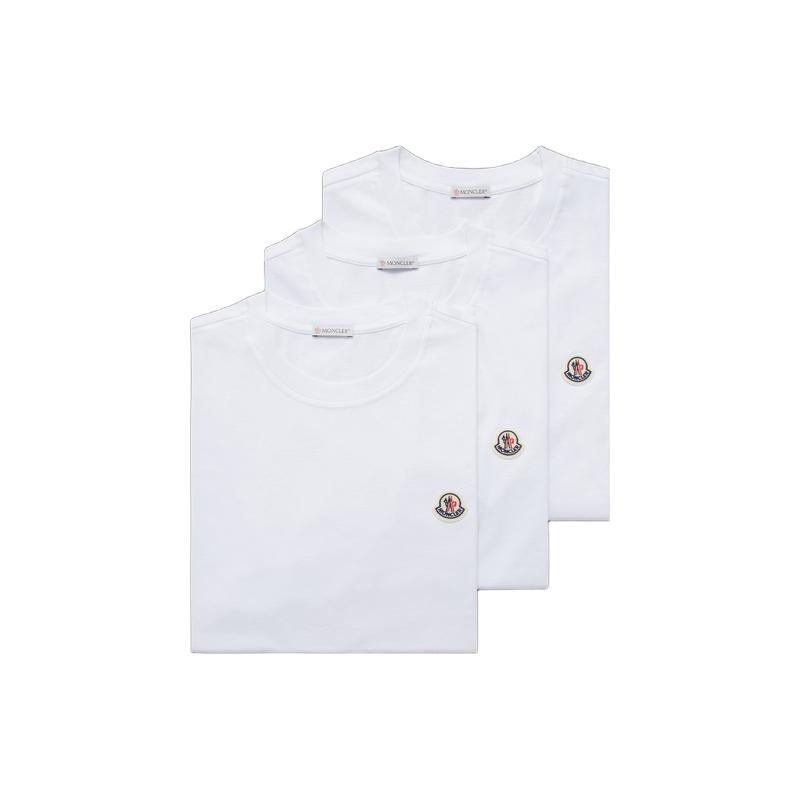 Moncler Logo appliqué T shirts Pack Of Three I20918C00046829H8001-3