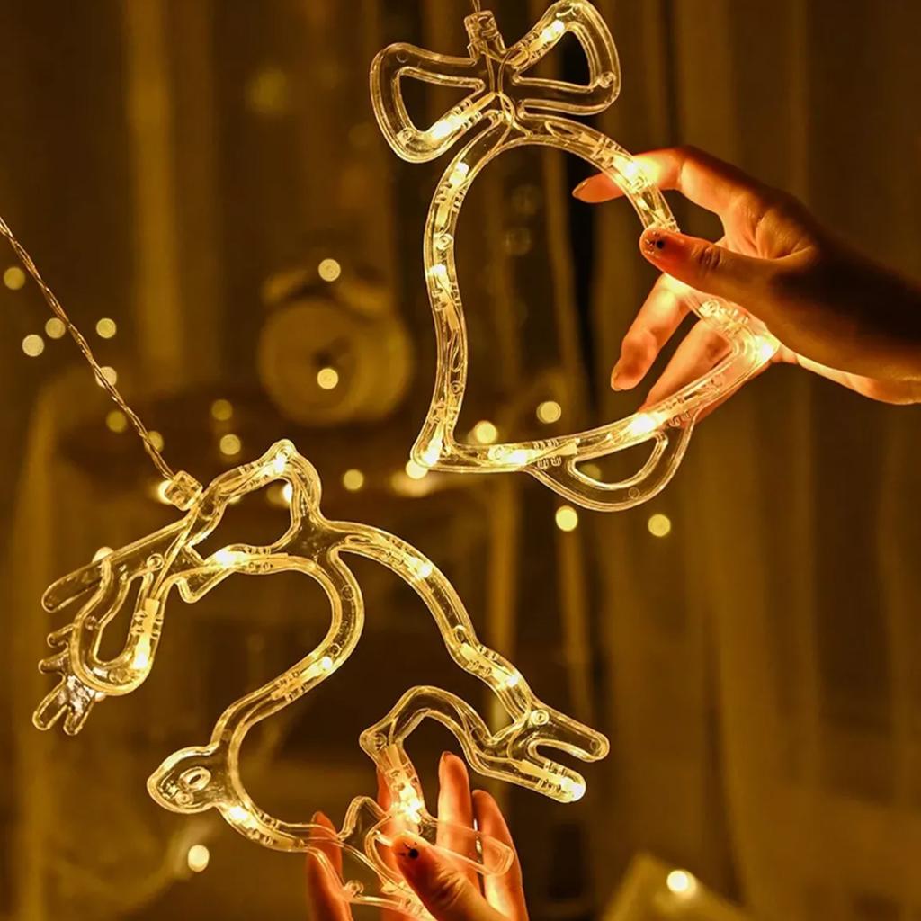 LED Curtain Light IP43 Water Resistant Romantic Decorative USB Curtain String Lamp for Bedroom Livin