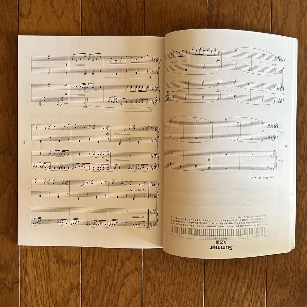 [USED] Sheet music duet & 2 pianos Standard songs to play at recitals From beginners to advanced players