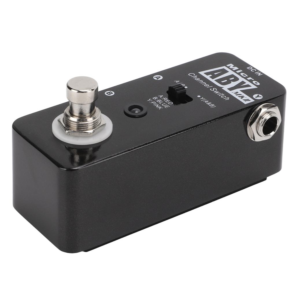 ABY Channel Switch Pedal Metal Selection Channels Pedals Guitar Amplifier Footswitch with True Bypass