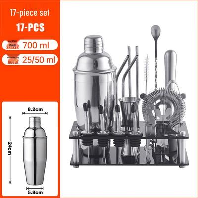 Handon Cocktailshaker-Set aus Edelstahl