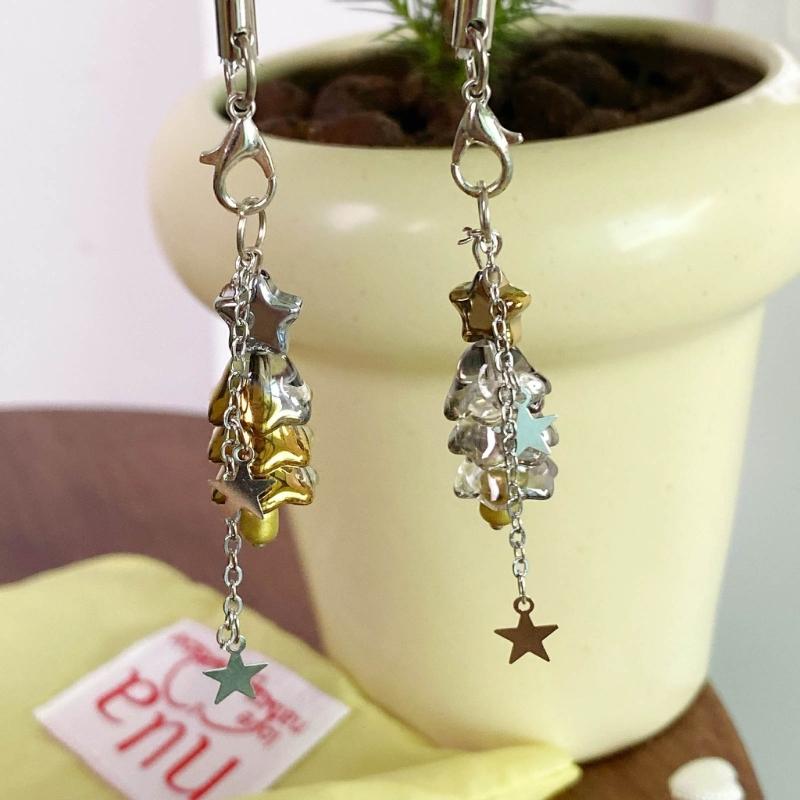 Christmas Tree Phone Charm Trendy Phone Pendant Creative Bag Decoration Bag Pendant Perfect Gift for Fashion Individuals