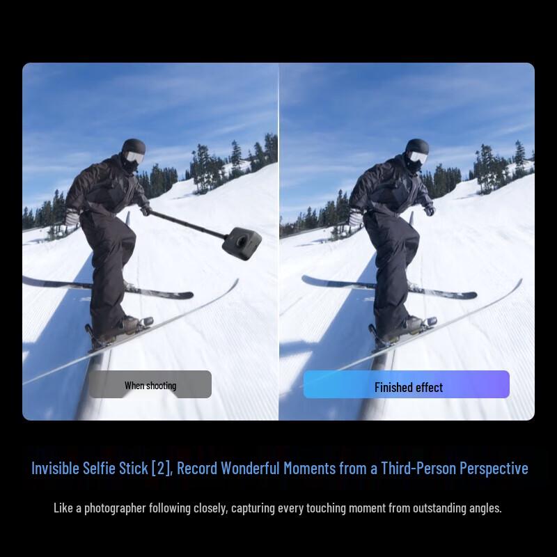 DJI Osmo 360 8K Panoramic Action Camera Cycling Rear View Kit (CN Version)