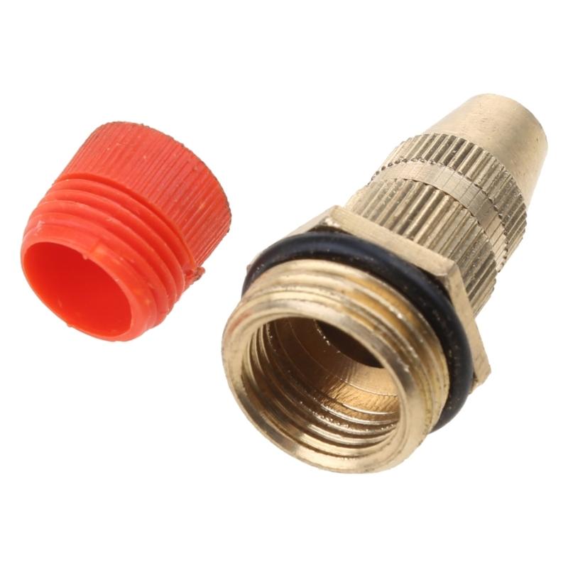 1/2" Brass Atomizing Spray Fitting Connector Misting Nozzle Filter Garden Irrigation Mounting Water Sprinkler Nozzle
