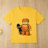 Roblox RRix Cartoon Print Kids TShirt Cool Game Character Short Sleeve Casual Tops for Boys Girls
