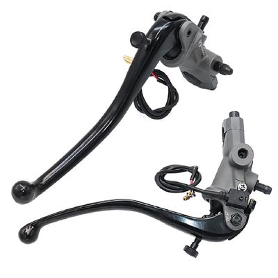 Pair CNC 19 RCS Motorcycle Brake Master Cylinder Cable Clutch Radial Brake Pump 22mm Universal