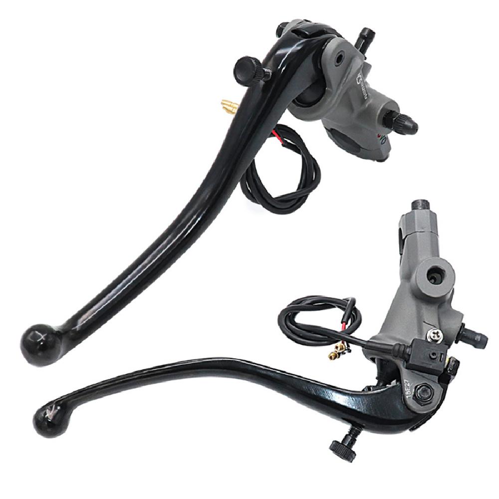 Pair CNC 19 RCS Motorcycle Brake Master Cylinder Cable clutch Radial Brake Pump 22mm Universal