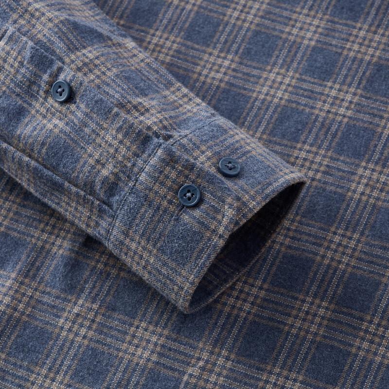 Cămașă de flanelă în carouri 100% bumbac pentru bărbați FIRS