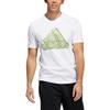 Adidas Alphabet Logo Sport Crew Neck Short Sleeve T-Shirt Men Tops White HE4793