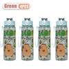 1-10PCS Capybara Cartoon Water Bottle with Straw for  Gift Lightweight Dishwasher Round Reusable Whimsical Design