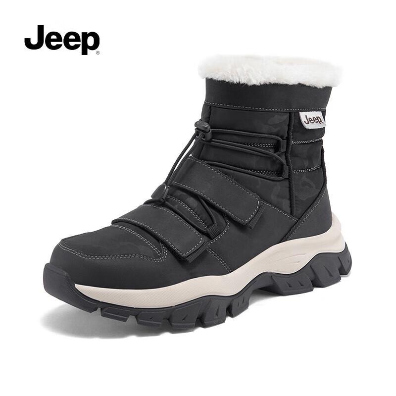 Jeep Men s Warm Snow Boots 43 чёрный