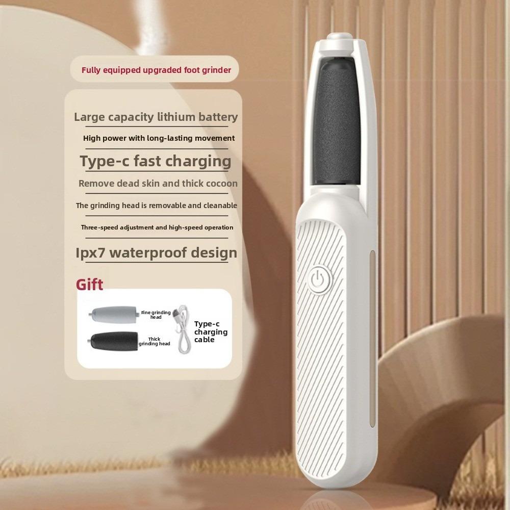 

Перезаряжаемый от USB Профессиональный инструмент для педикюра Портативная пилка-шлифовальная машинка для ног Уход за ногами белый