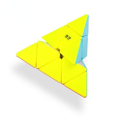 Piramit Sihirli Küp 3x3 Cubo Magico WCA Rekabet Öğrenme Eğitim 3x3x3 Piramit Bulmaca Küp Çocuklar Için