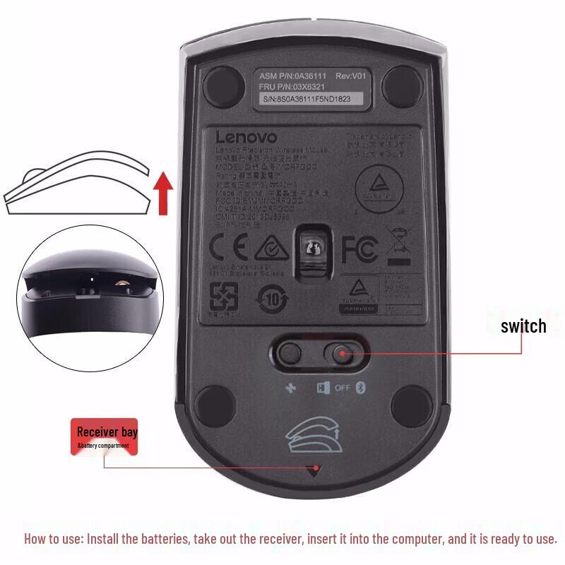 Lenovo ThinkPad Small Red Dot Wireless Mouse