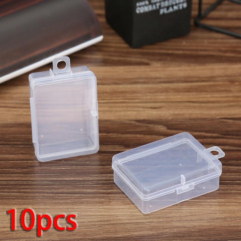 Mini Storage Box Thick Space Saving Jewelry Medicine Pill Holder Container
