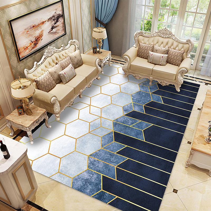 Simple Multi -Type Bedroom Kitchen Floor Mat Customized Geometric Carpet Tapis Salon Rugs Balcony Bath Mats Rugs For Bedroom