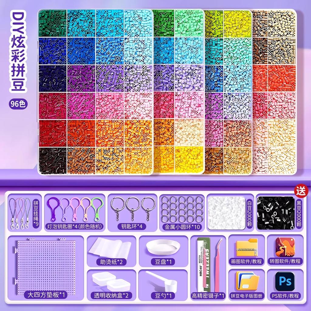 שק חומרים DIY להכנה עצמית של שעועית פינדו, סט מלא של צבעי MARD תלת-ממדיים מותכים, כלים, שק נייר גיהוץ