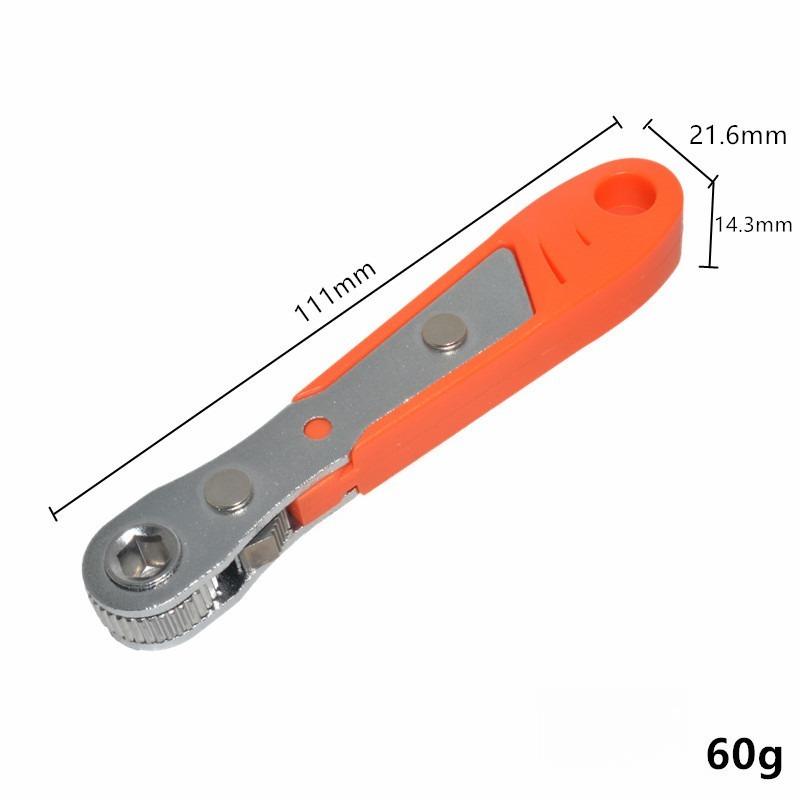 Forward and Reverse Mini 36 Teeth Ratchet Screwdriver Small Space Repair Socket L Wrench