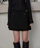 Leondeondada Layered Skirt Pants, Black