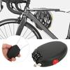 L 01 Black Mini Multi Function Bicycle 3 Digit Password Steel Cable Lock Bike Anti Theft Wire Lock