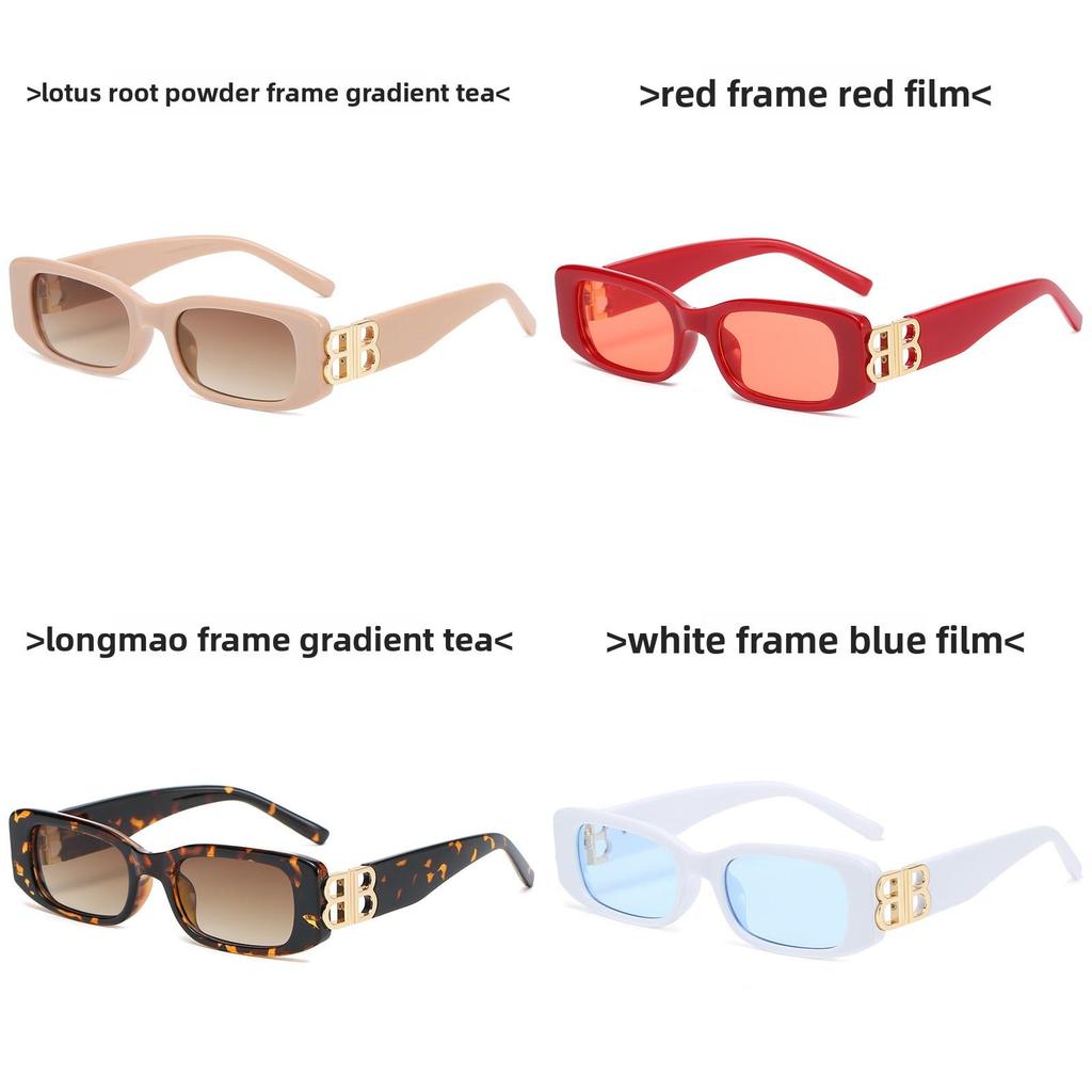 Lunettes de soleil carrées rétro pour femmes avec protection UV400 pour sorties mode et fêtes