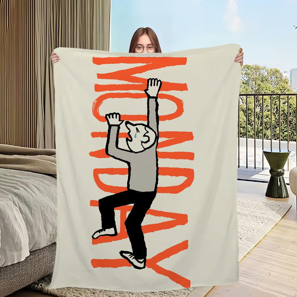 Art J-Jean J-Jullien Printed comfortable and soft sofa, living room bed, bedroom blanket suitable for travel and gifts