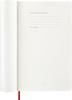 Moleskine 2026 January Weekly Large Size W x 21cm Soft Scarlet DSF212WN3Y26 Planner, Start, 12-Month Diary, (13cm H), Cover, Red,