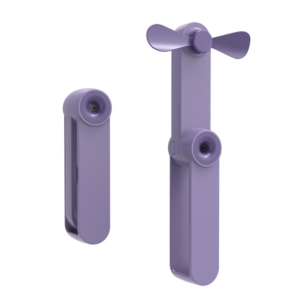 

USB-зарядка Мини складной вентилятор 3 скорости небольшой персональный вентилятор многофункциональный легкий настольный вентилятор на батарейках для домашнего офиса фиолетовый