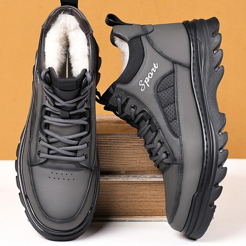Winter Shoes Outdoor Keep Warm Cotton Boots for Men Fashion Casual Platform Shoes Man High Top New Designer Ankle Boot Man