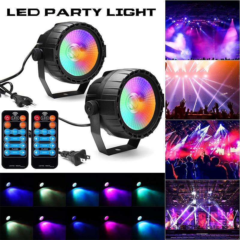 30W LED Stage Light Remote Control RGB + UV Self-propelled/Voice Control/DMX512 For DJ Bar Party Bar