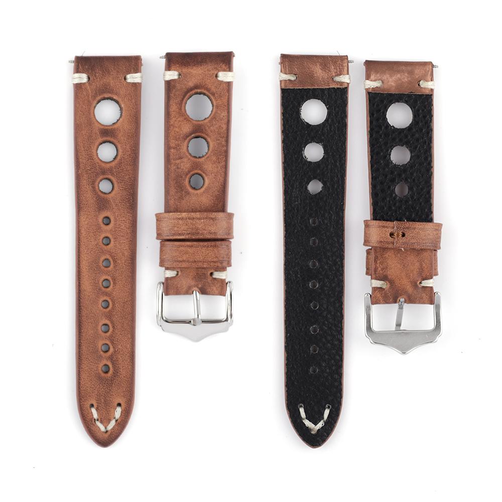 

Ремешок для часов ручной работы из натуральной кожи 20 мм 22 мм 24 мм Винтажный ремешок для часов-браслет из коровьей кожи первого слоя на замену для мужчин 24mm коричневый