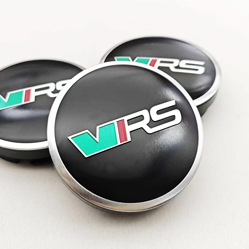 4 Stück 56mm Auto Styling Radnabendeckel Logo VRS Felgenabdeckung Abzeichen Emblem Für Skoda Rapid Octavia RS Kodiaq Fabia Zubehör