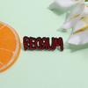 REDRUM Enamel Pin Custom Red Letter Horror Movie Inspiration Brooch Lapel Backpack Badge Halloween Jewelry Gift For Friends