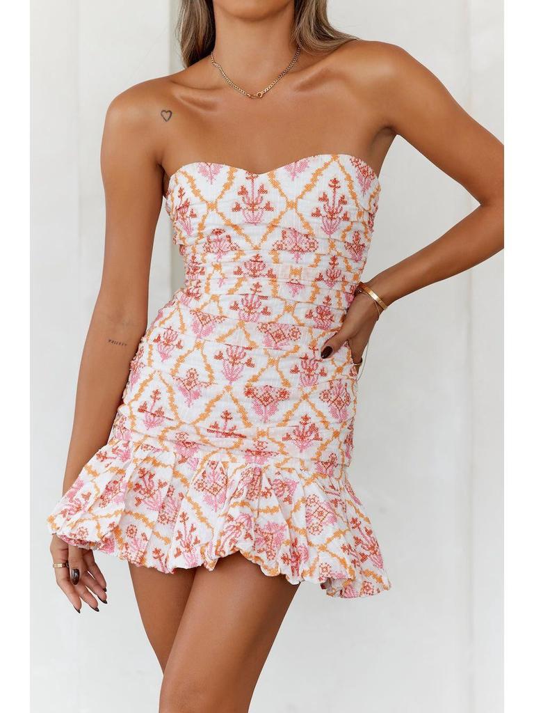 European & American Summer Casual Sweet Printed Pleated Shorts - Elegant Women's Fashion