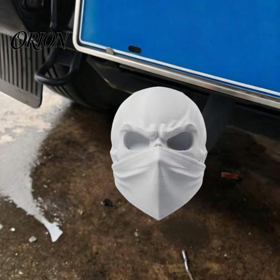 Off-Road Vehicle Accessory 3D Printed Skull Trailer Hitch Cover, Tow Ball Cap, Protector Unique Decorative Coupling Protector, Off?Road Truck