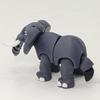 3D Printed Elephant Figurine Movable Joints Simulated Elephant Stress Relief Animal Fidget Toy Home Office Desktop Decoration Ornament